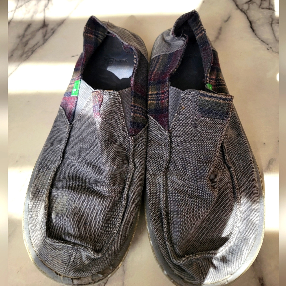 Sanuk Mens 1017923 Size 11 Gray